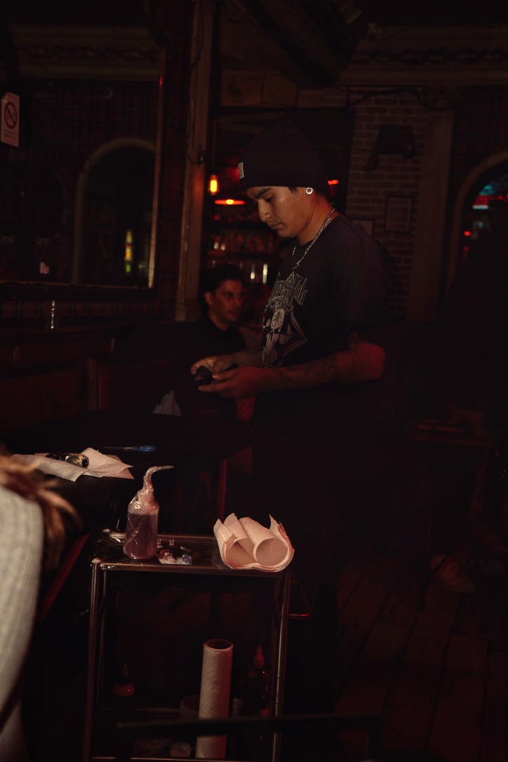 Un moment de la soirée Marathon Tattoo Flash